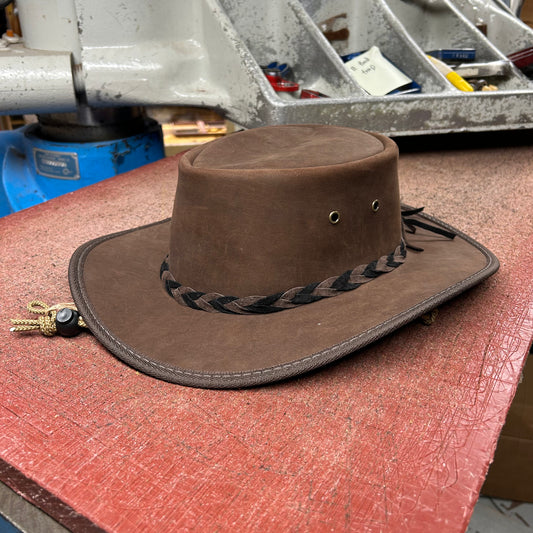 Barmah Hat - Squashy Bronco Hat - Chocolate