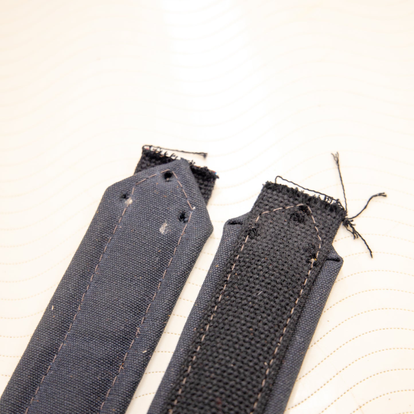 Canvas Padded Shoulder Straps - Black -  15" x 2" - PROJECT