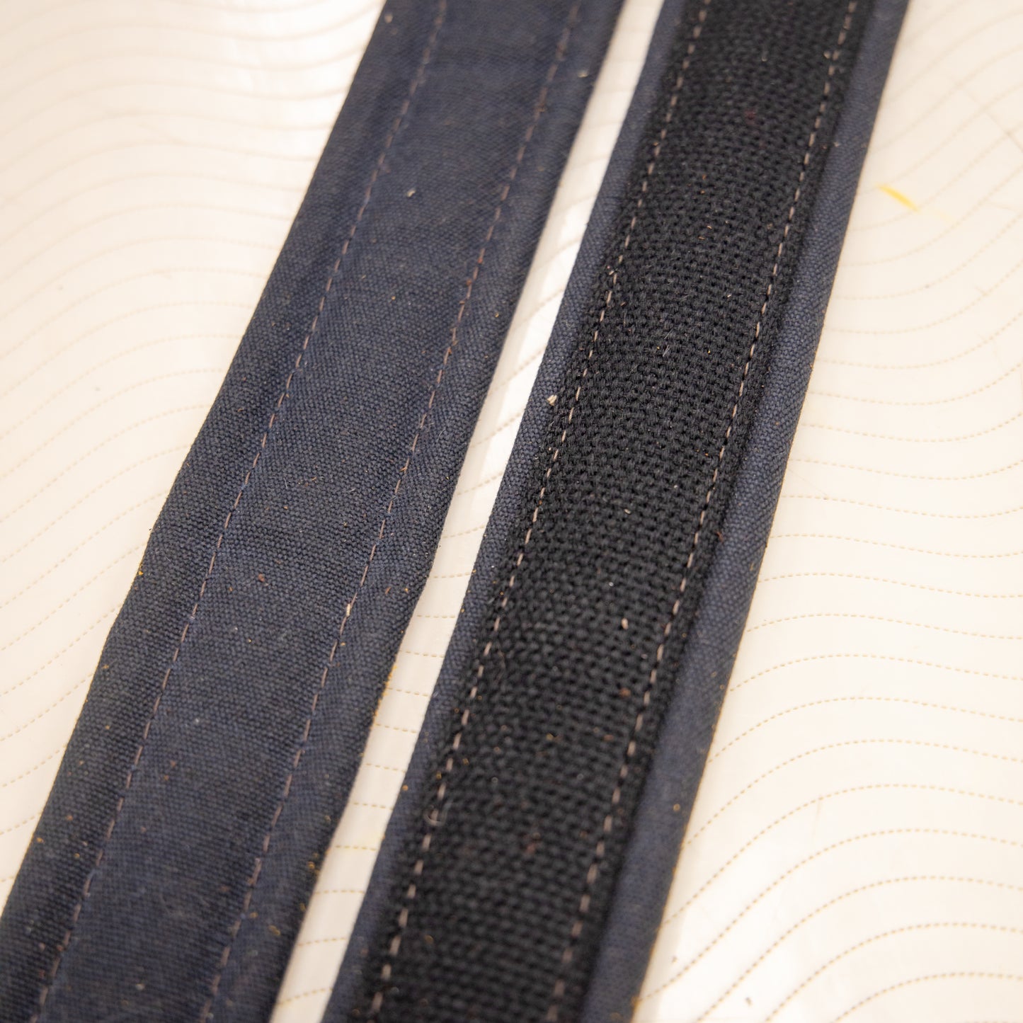 Canvas Padded Shoulder Straps - Black -  15" x 2" - PROJECT