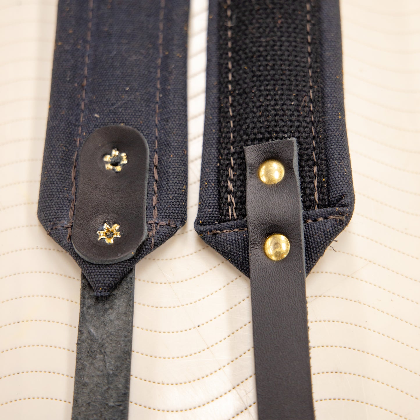 Canvas Padded Shoulder Straps - Black -  15" x 2" - PROJECT
