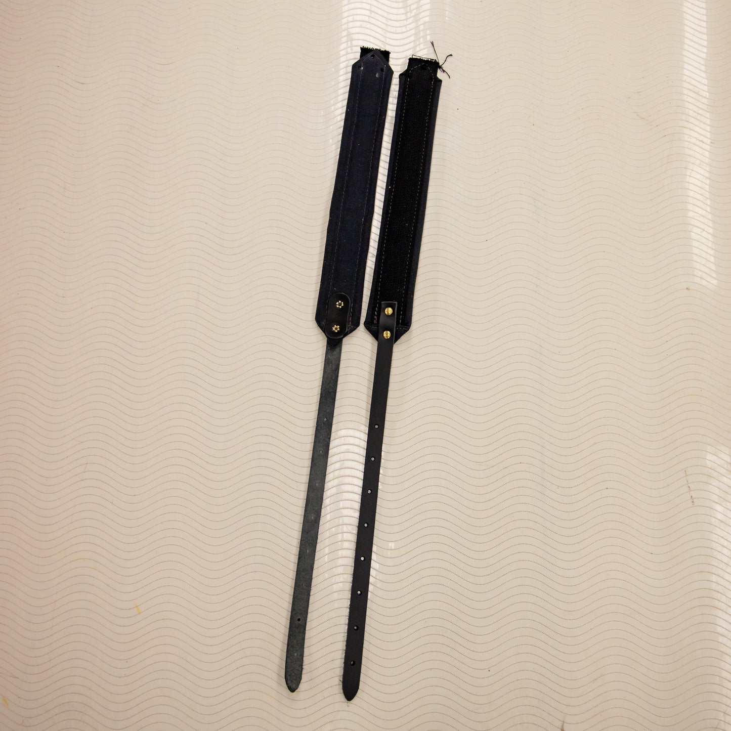 Canvas Padded Shoulder Straps - Black -  15" x 2" - PROJECT