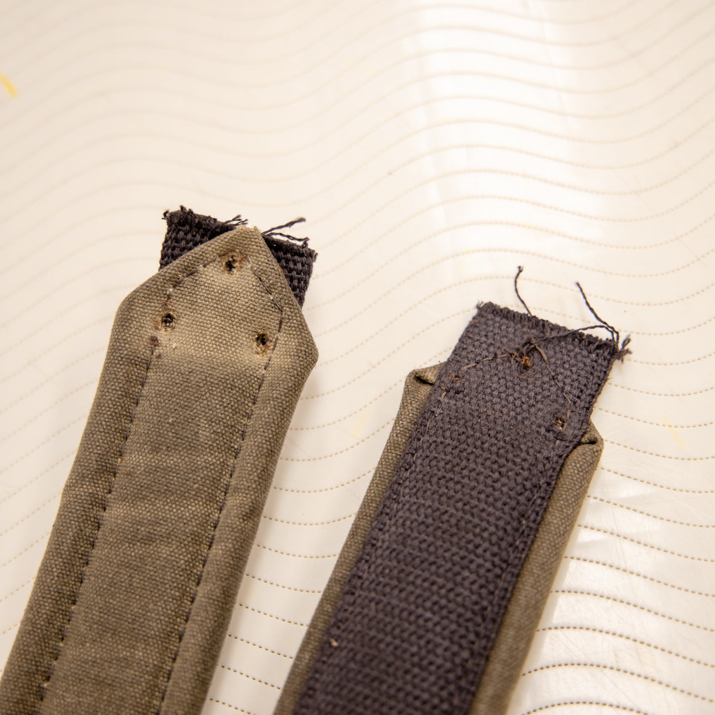 Canvas Padded Shoulder Straps - Field Tan -  15" x 2" - PROJECT