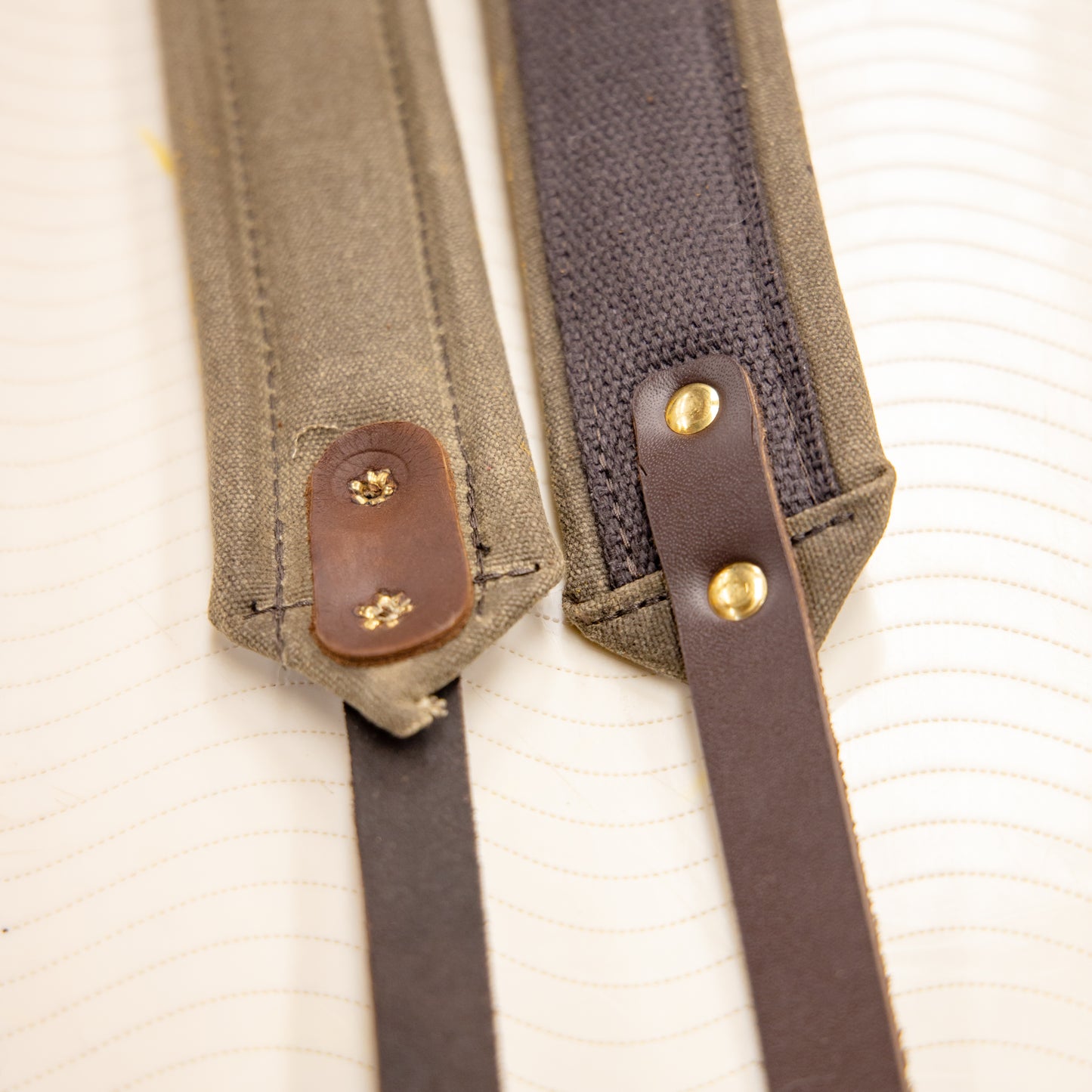 Canvas Padded Shoulder Straps - Field Tan -  15" x 2" - PROJECT