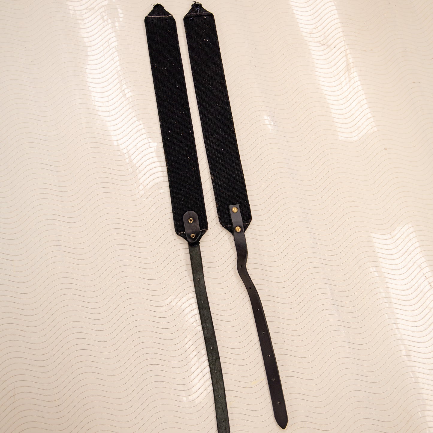 Cotton Pistol Shoulder Straps - Black -  15" x 2.25" - PROJECT
