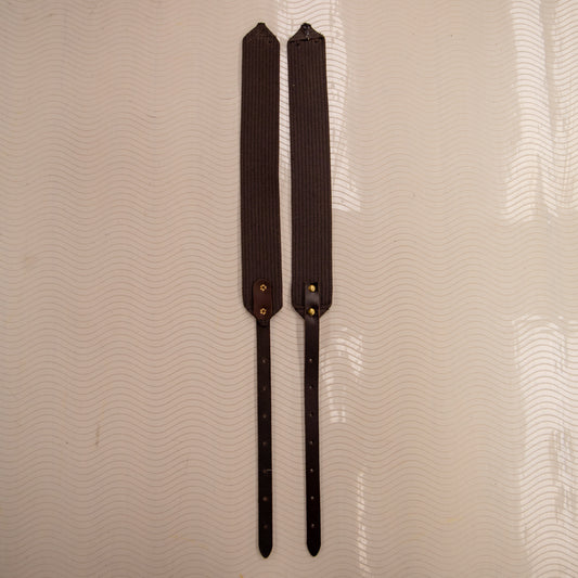 Cotton Pistol Shoulder Straps - Brown -  15" x 2.25" - PROJECT